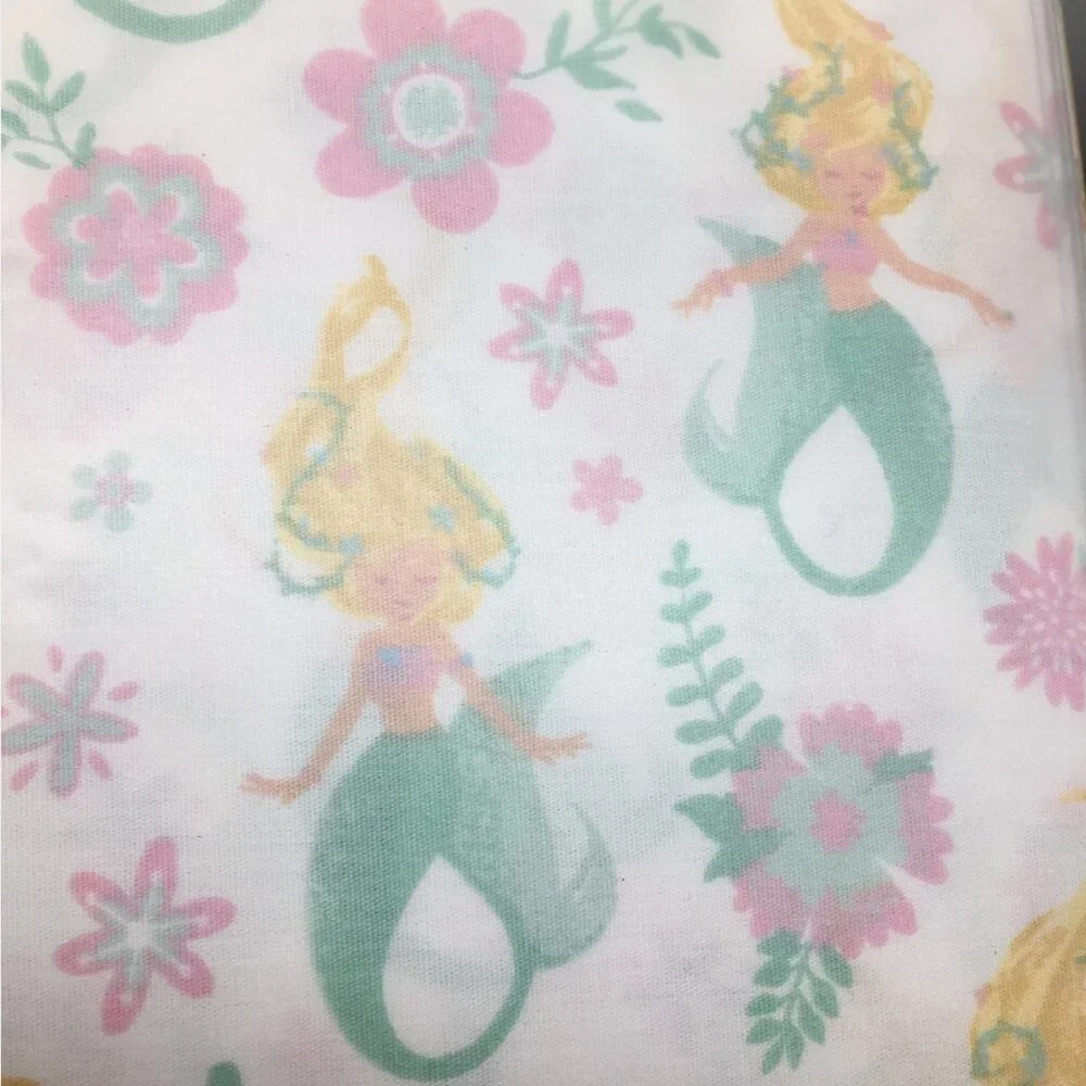 7pc Tabitha Webb Mermaid TWIN SHEET COMFORTER PILLOW Set Ocean Pink Designer NEW